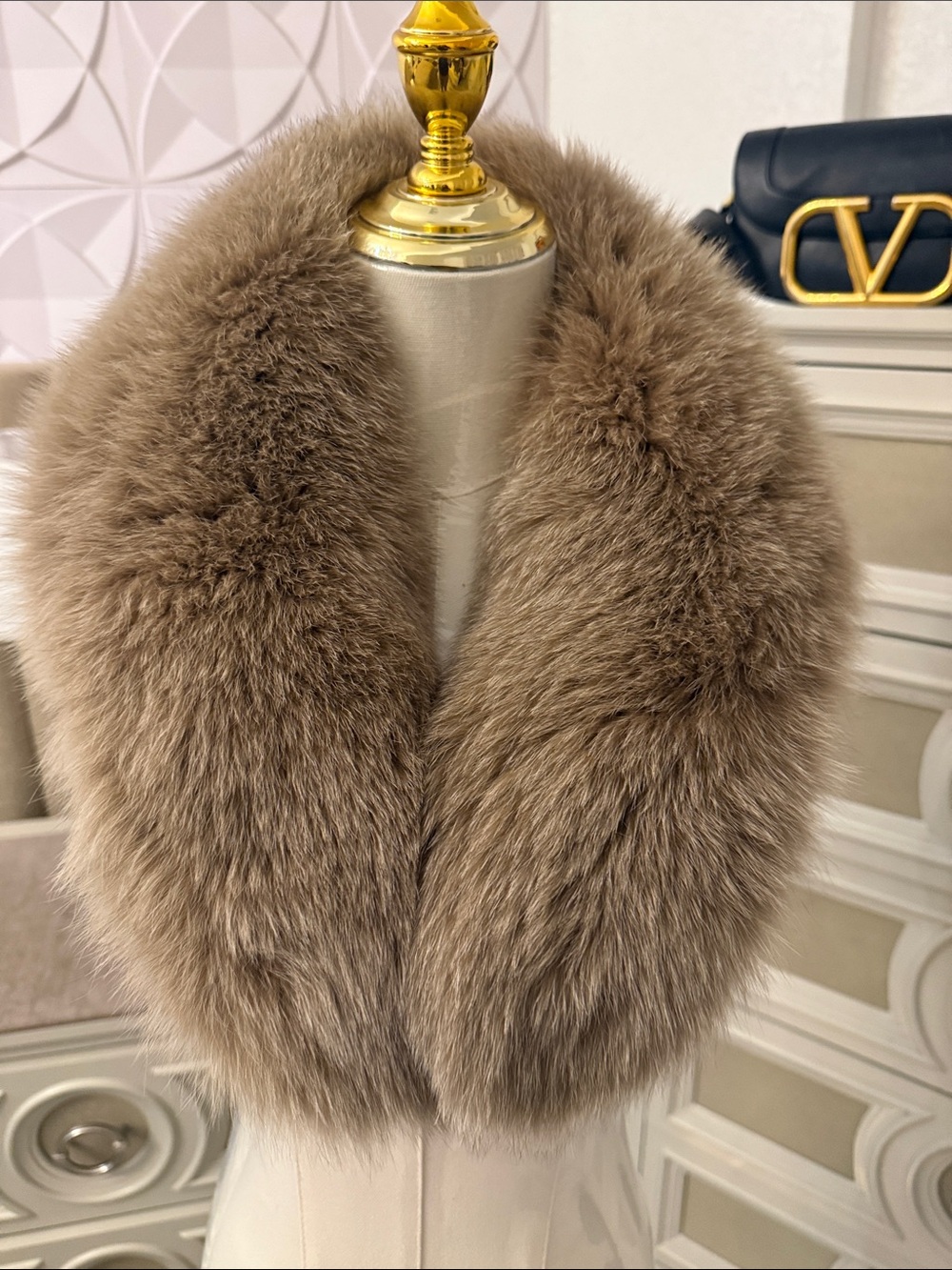 Saga fox Scandinavian fox thick fur